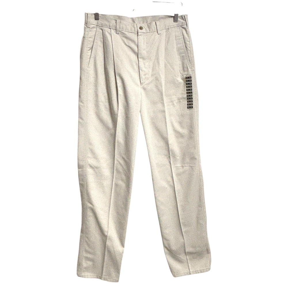 Loafers Reed St James No Iron Mens Chino Pants 34x34 Beige Cotton Casual Work